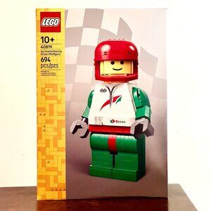 NEW LEGO 40819 Up-Scaled Octan Racing Driver Minifigure NIB Sealed in Hand